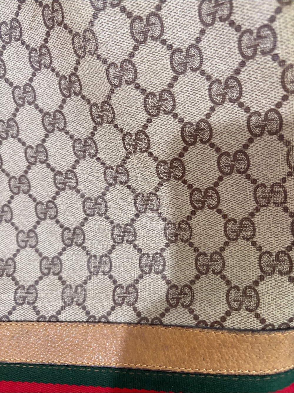 Gucci signature printed vintage crossbody bag as is - Picture 2 of 14